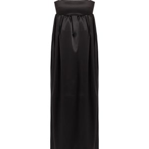 Double Satin String Long Dress